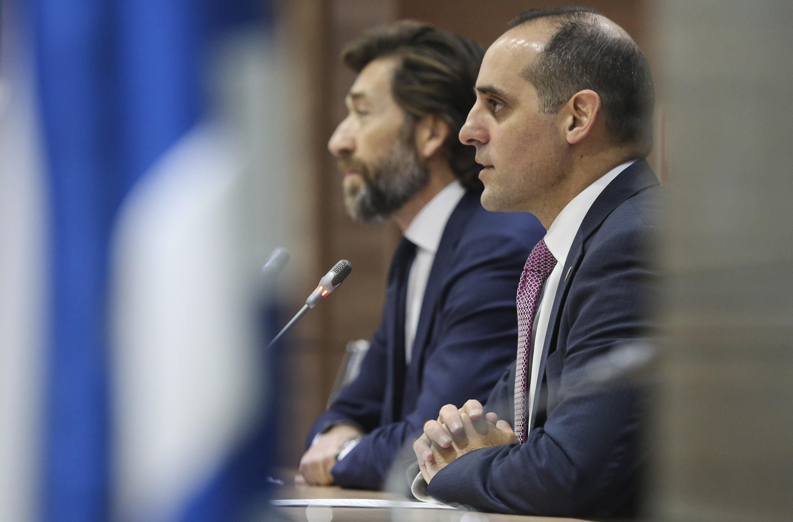 La rueda de prensa de Richard Shaheen, en fotos