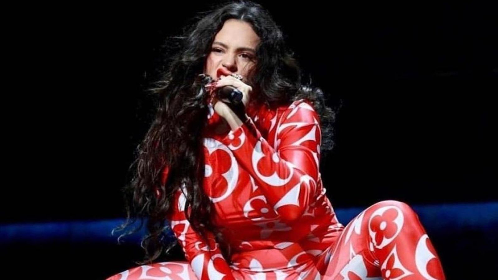 Rosalía, en una actuación.