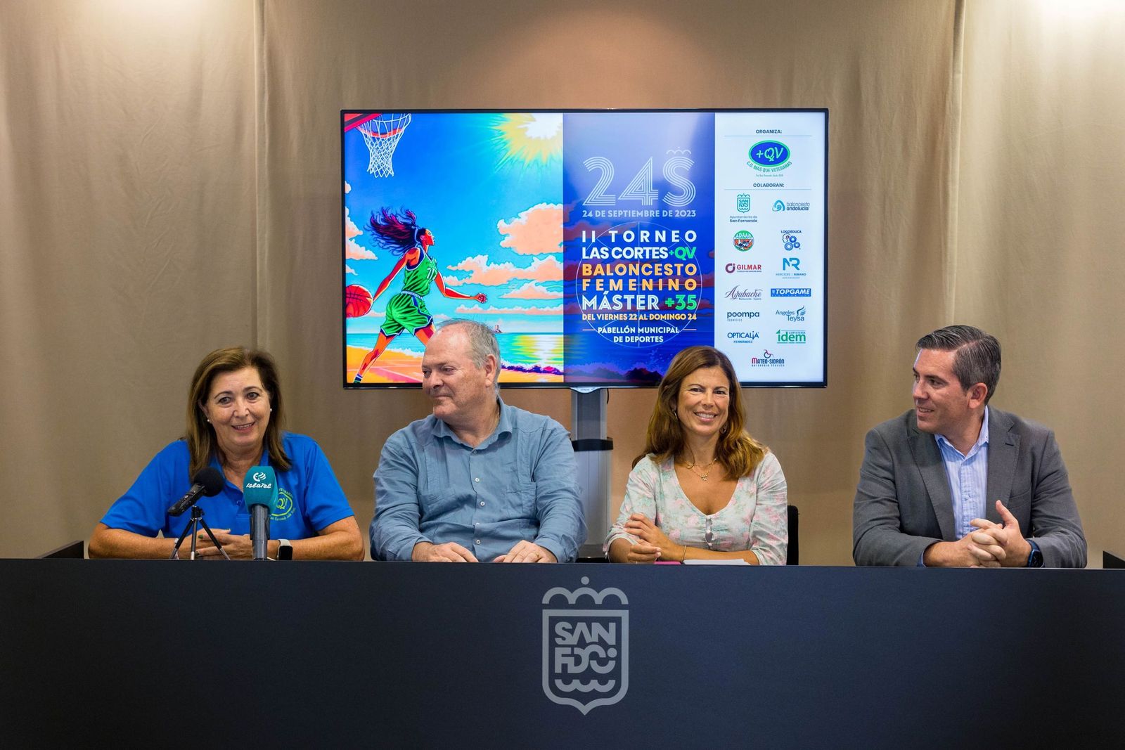 Presentación del II Torneo de Baloncesto Las Cortes de San Fernando.