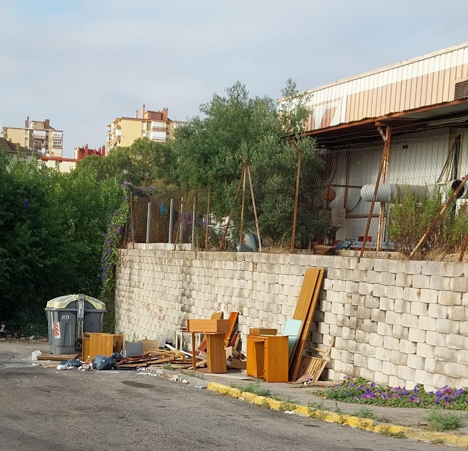 Las fotos de la acumulación de basura en La Ermita en Algeciras