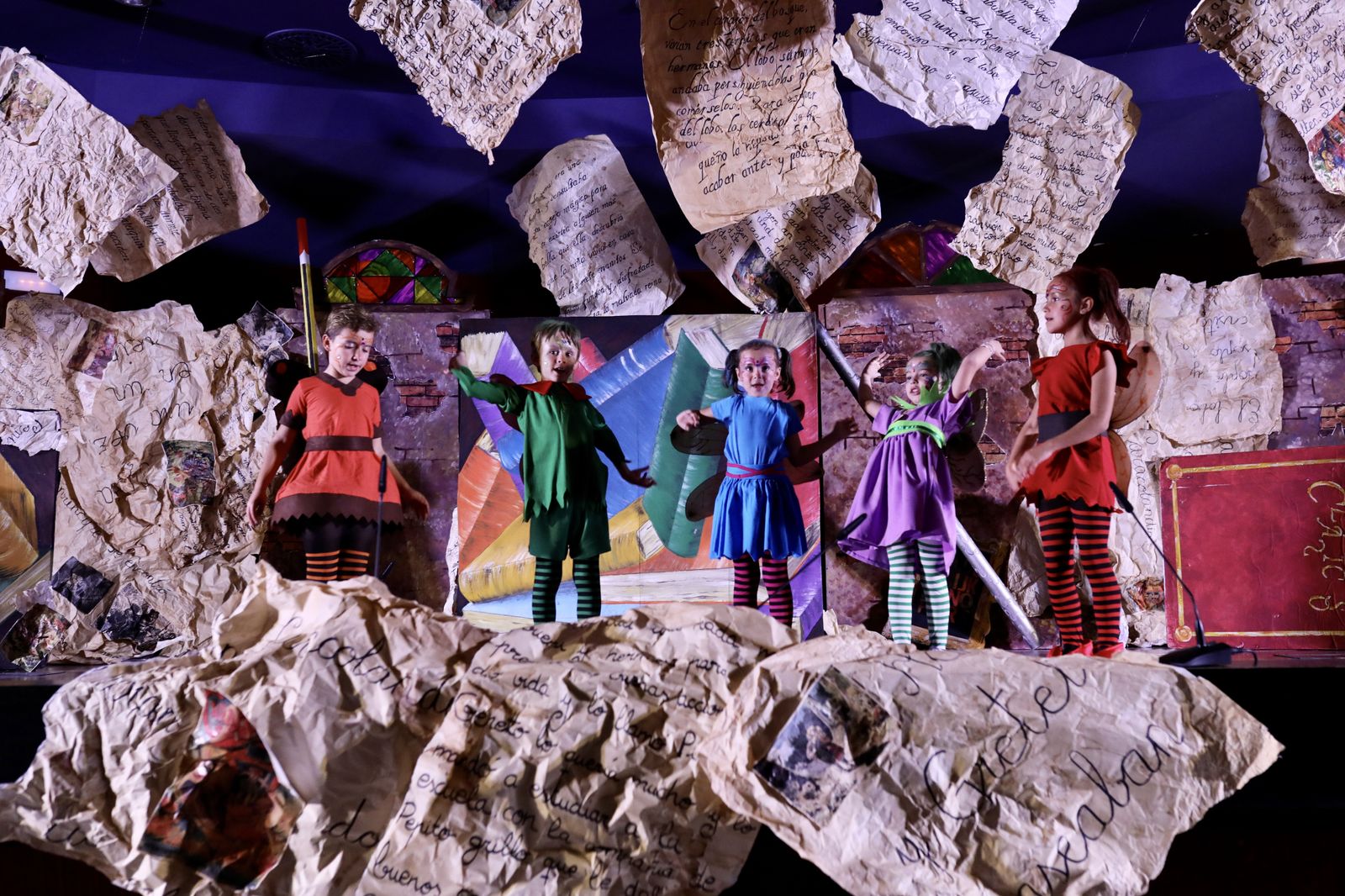 Un momento de la representación.