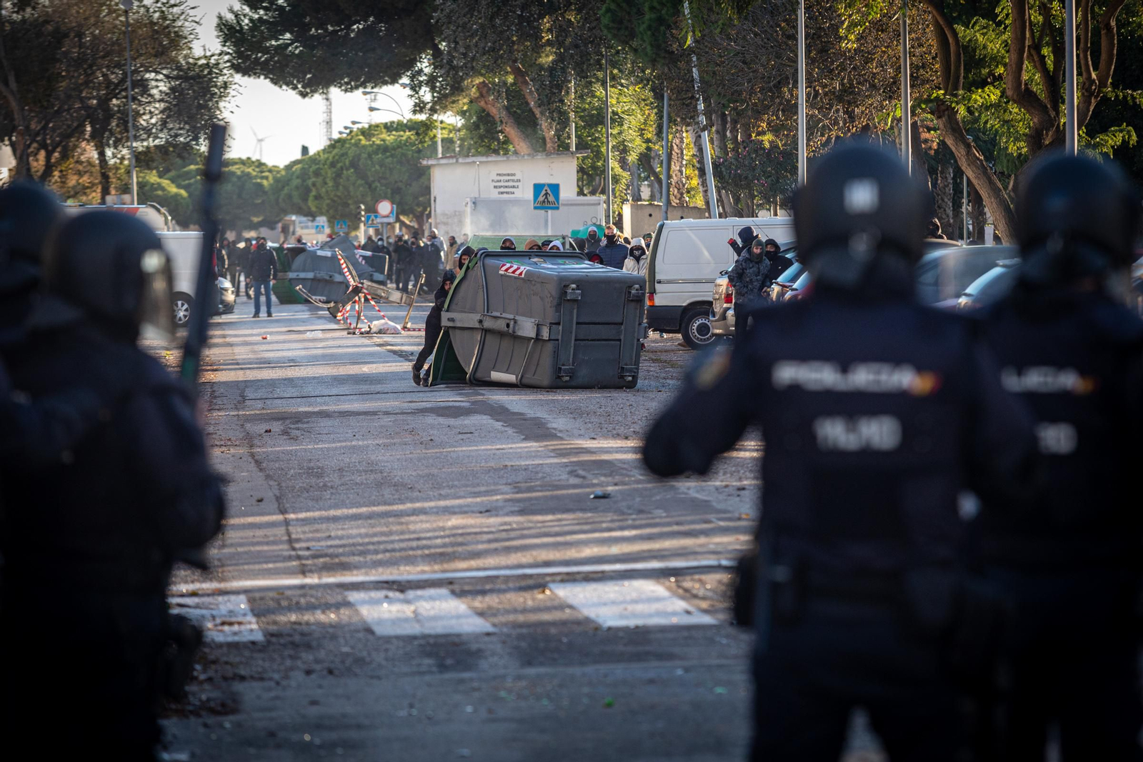 Imágenes de la novena jornada de huelga del metal en Cádiz