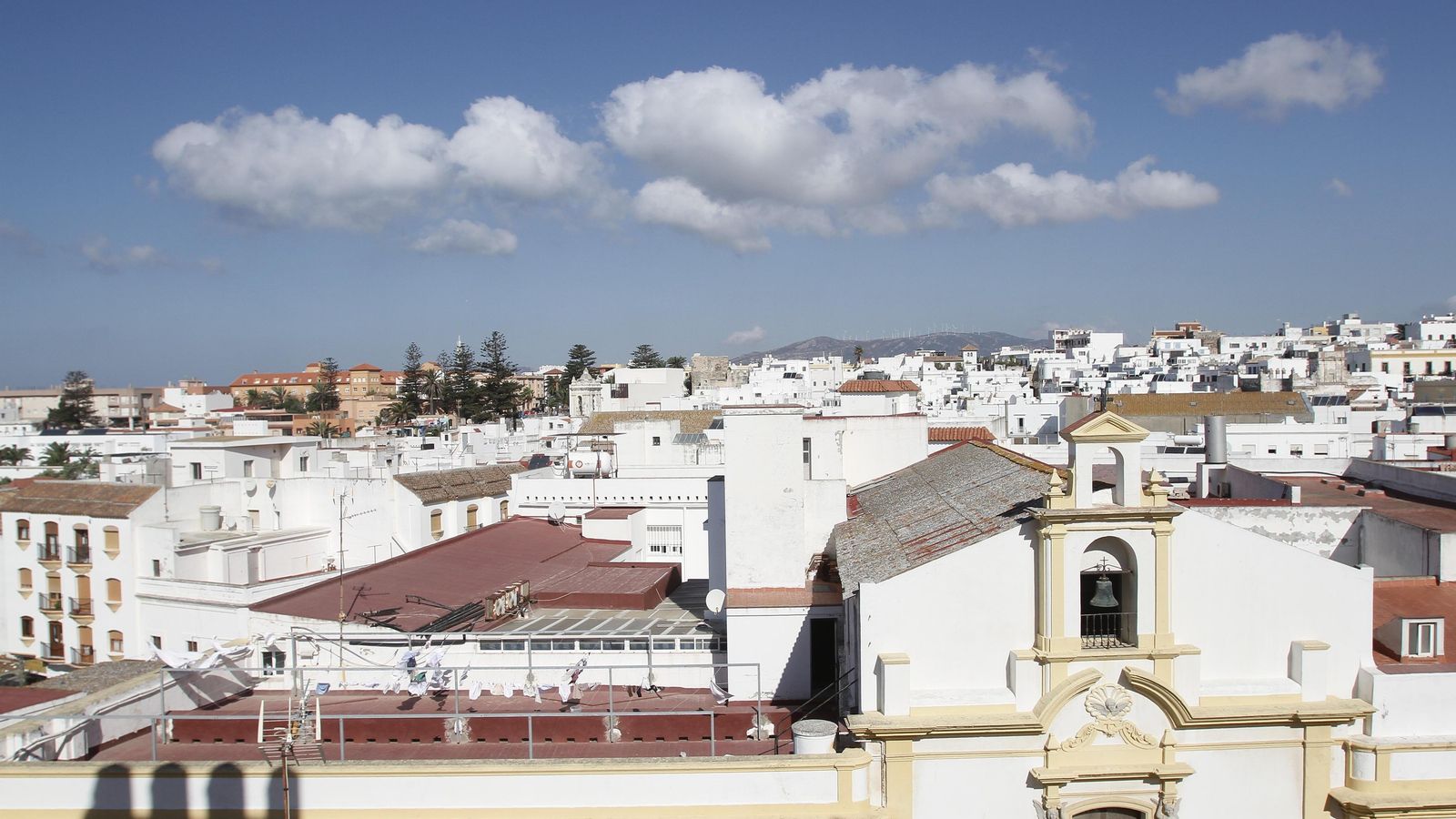 Una vista del casco histórico de Tarifa.