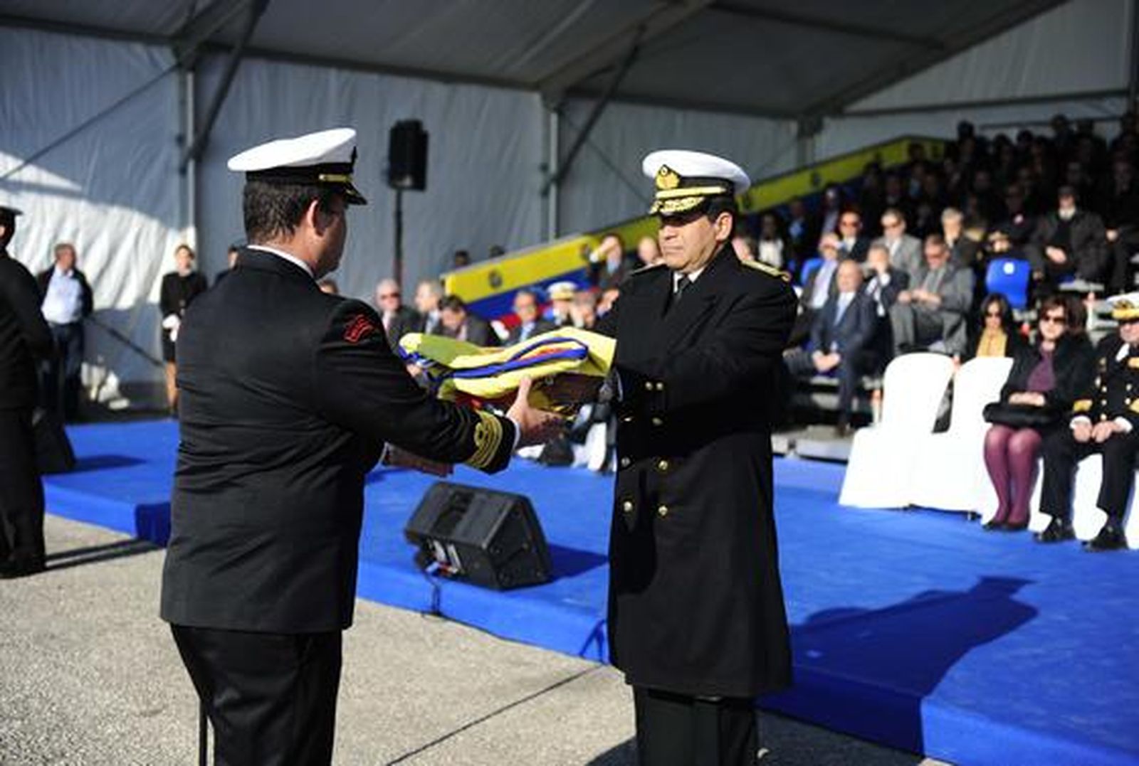 Navantia entrega el buque de Vigilancia Litoral Naiguatá a la Armada de Venezuela. 

Foto: Elias Pimentel
