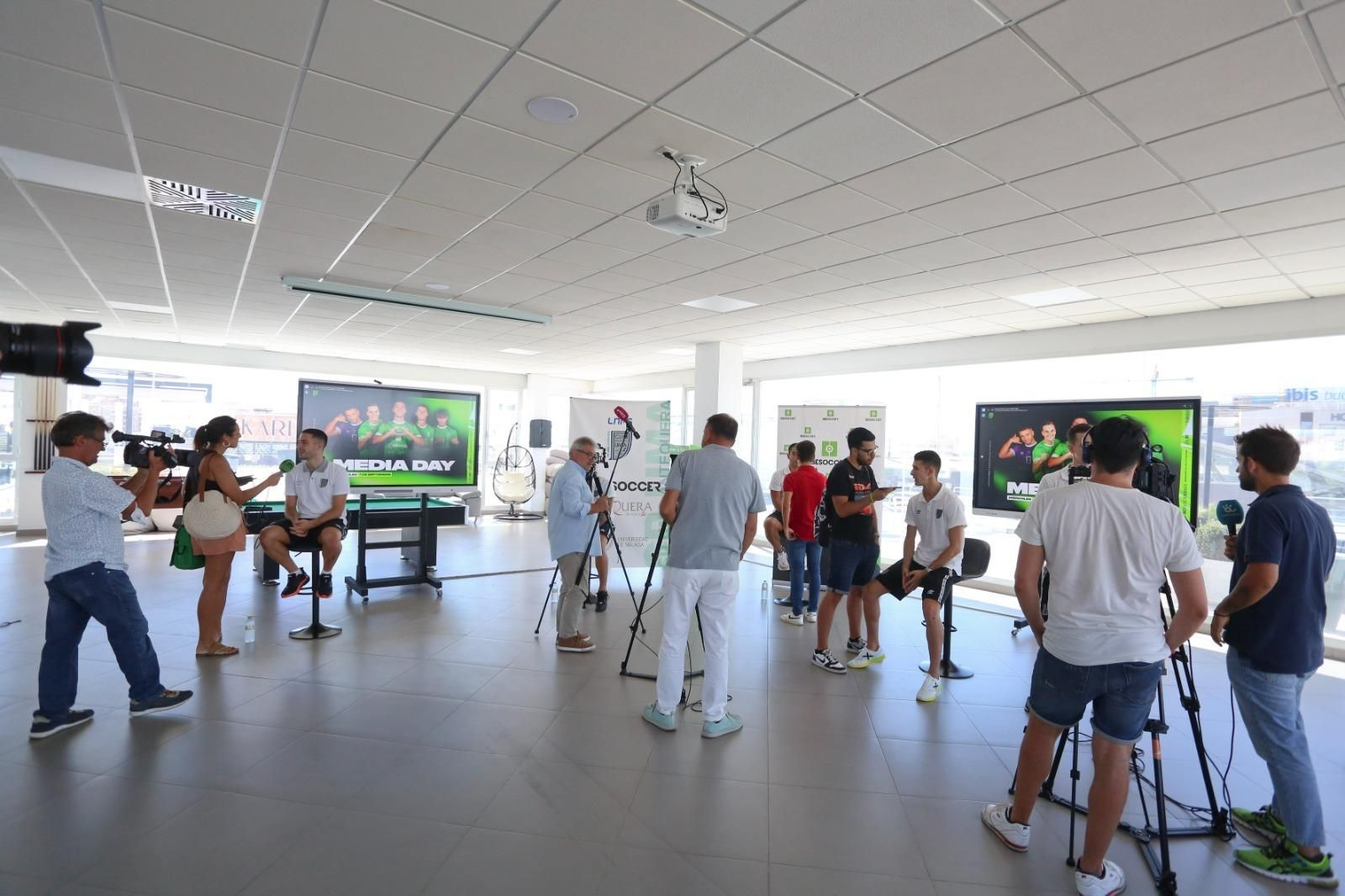 Media day del UMA Antequera antes de debutar este viernes en Primera División