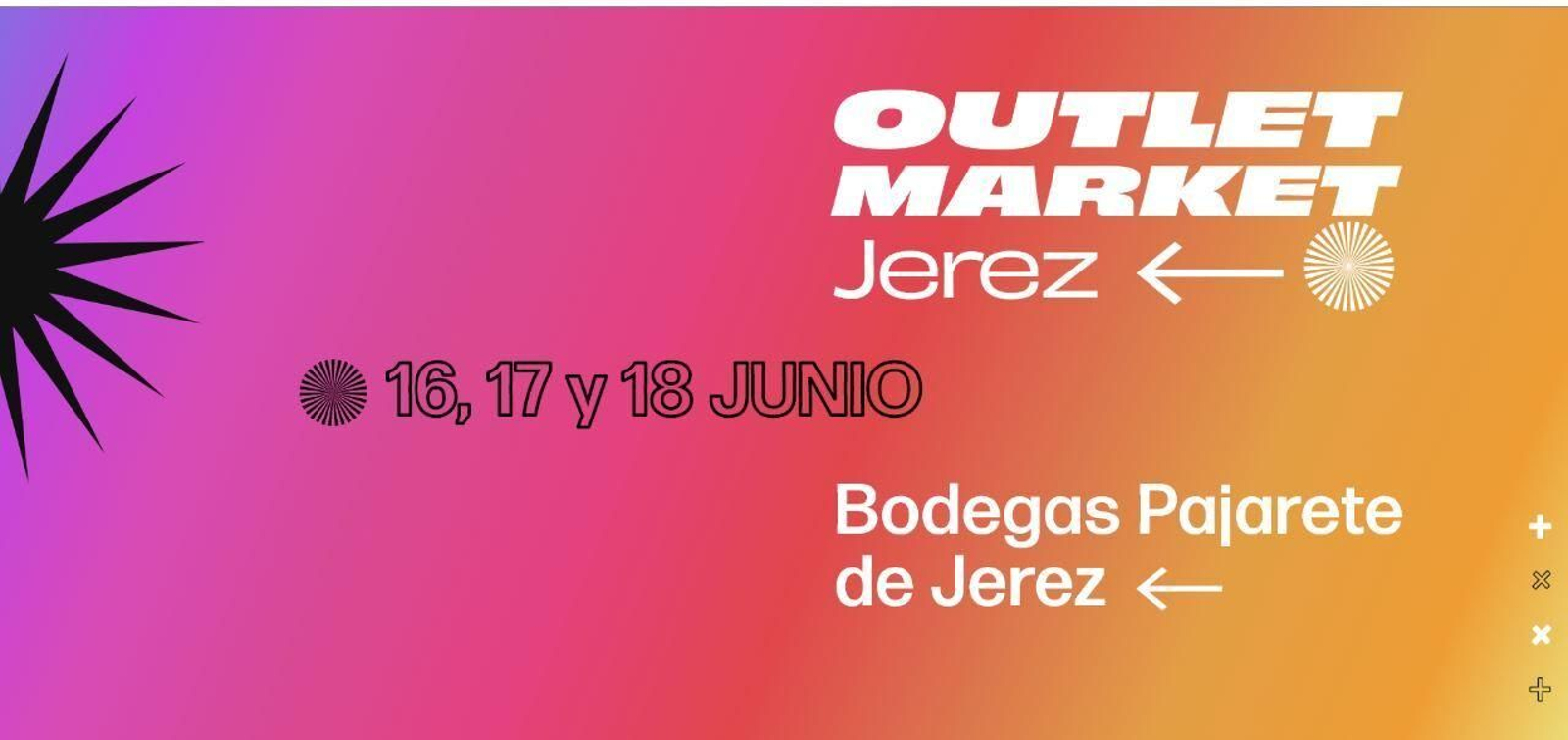 Outlet Market, del viernes 16 al domingo 18 en Bodegas Pajarete. Outlet Market, del viernes 16 al domingo 18 en Bodegas Pajarete.