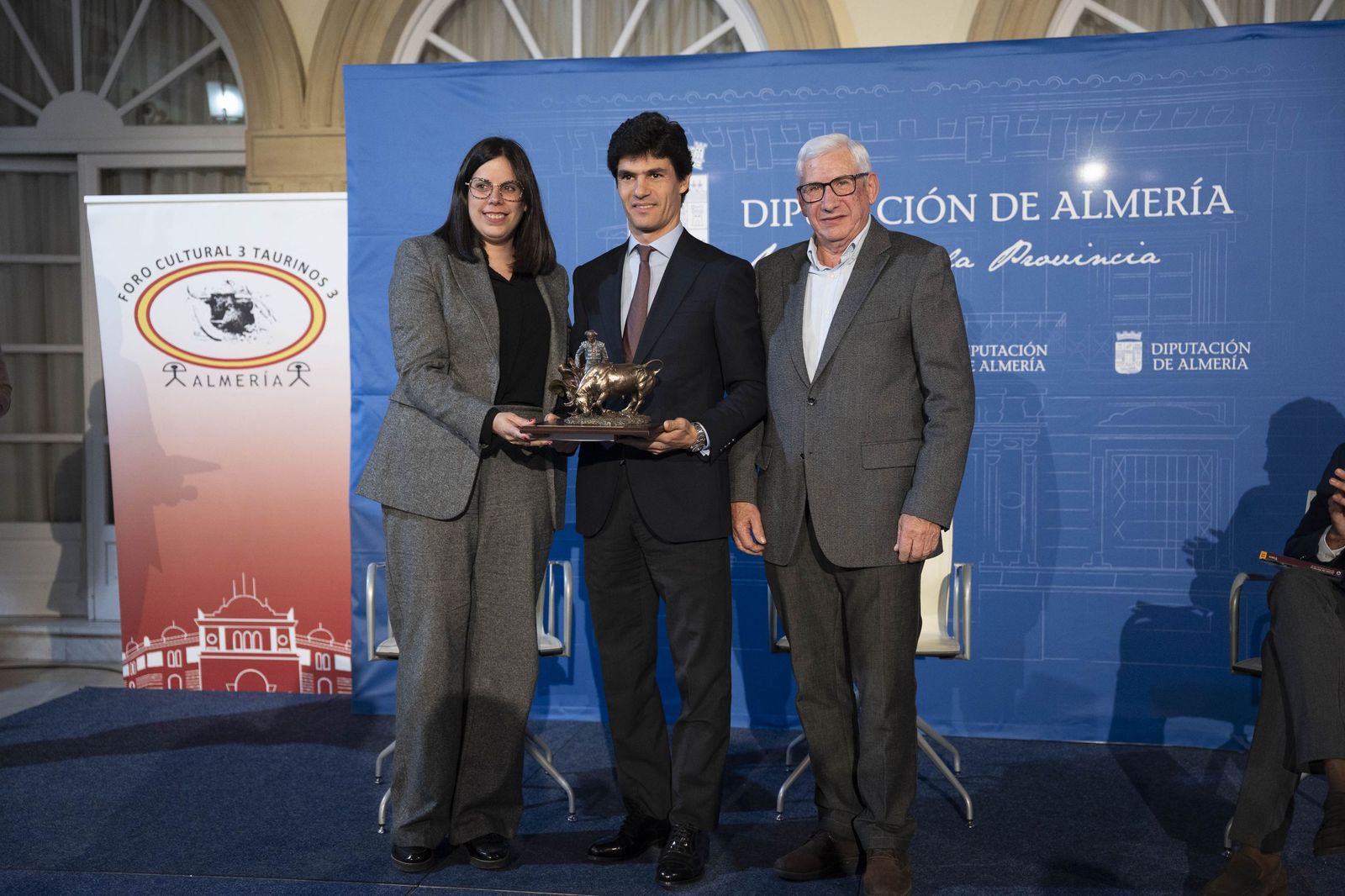 Pablo Aguado y David de Miranda, premiados en el Foro 3 Taurinos 3 de Almería