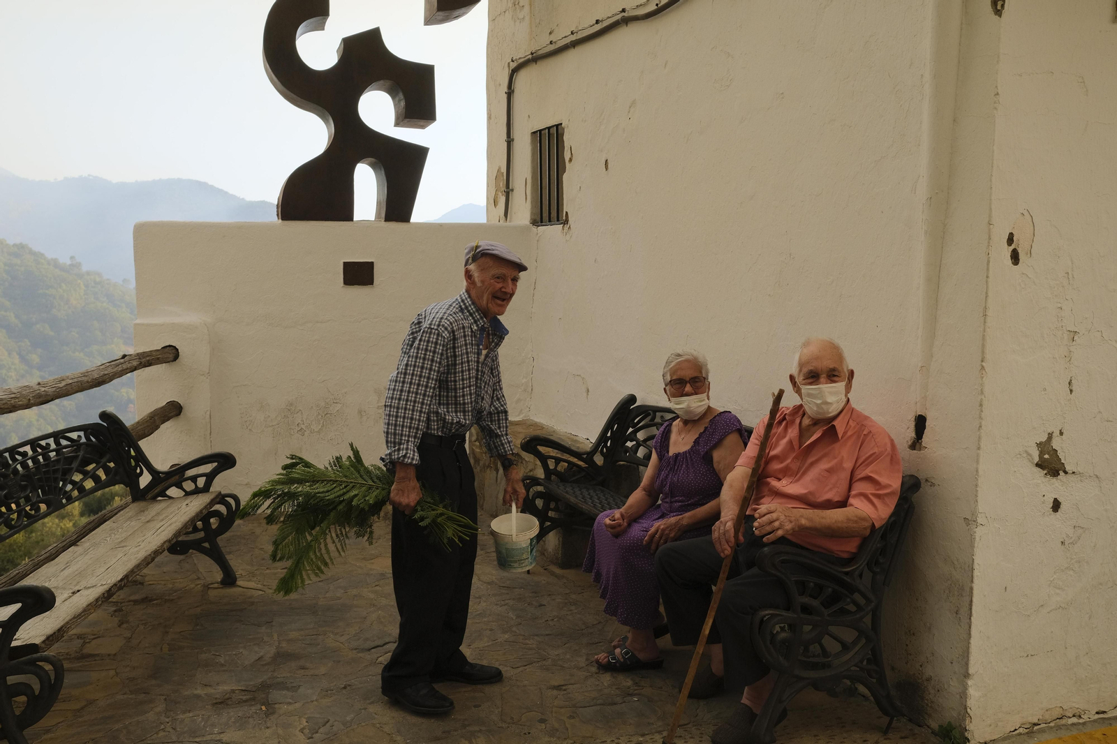 El incendio de Sierra Bermeja, en fotos.