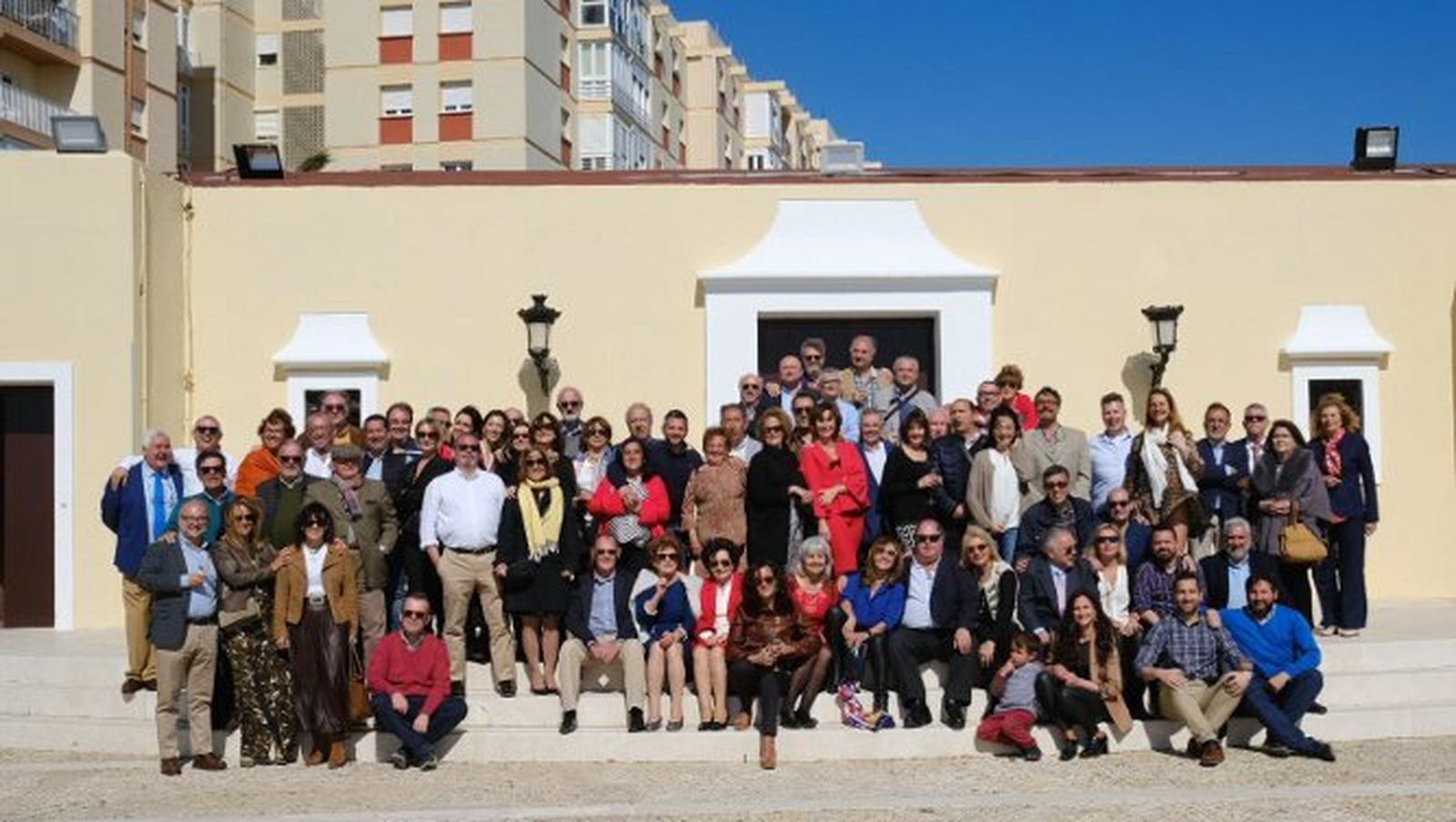 El homenajeado Faustino Gómez Parra, durante el almuerzo celebrado en el Baluarte de Los Mártires con motivo de su reciente jubilación, tras ejercer su actividad profesional durante cuarenta y tres años.