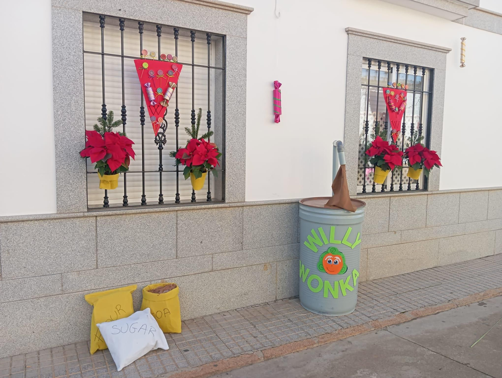Las calles de Villafranca de Córdoba decoradas por Navidad