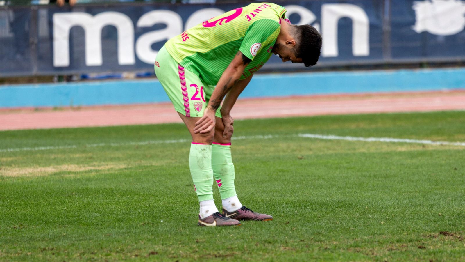 Nelson Monte se lamenta en Melilla.