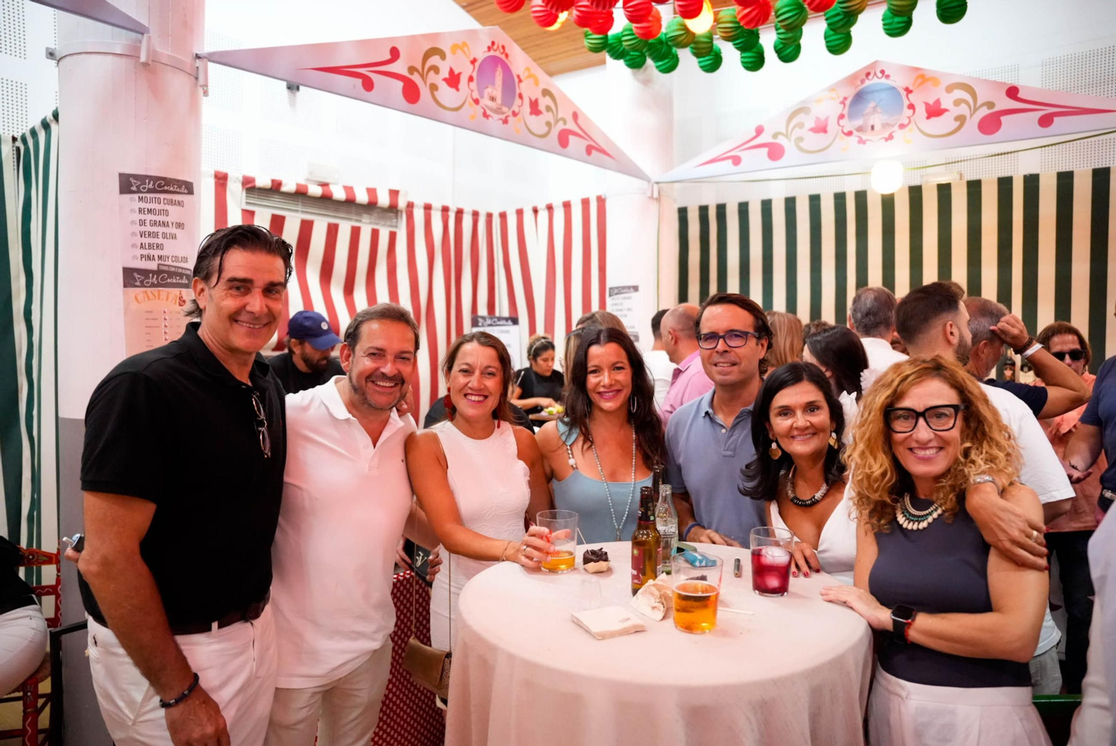 Disfrutando de la feria del mediodía en la jornada del jueves