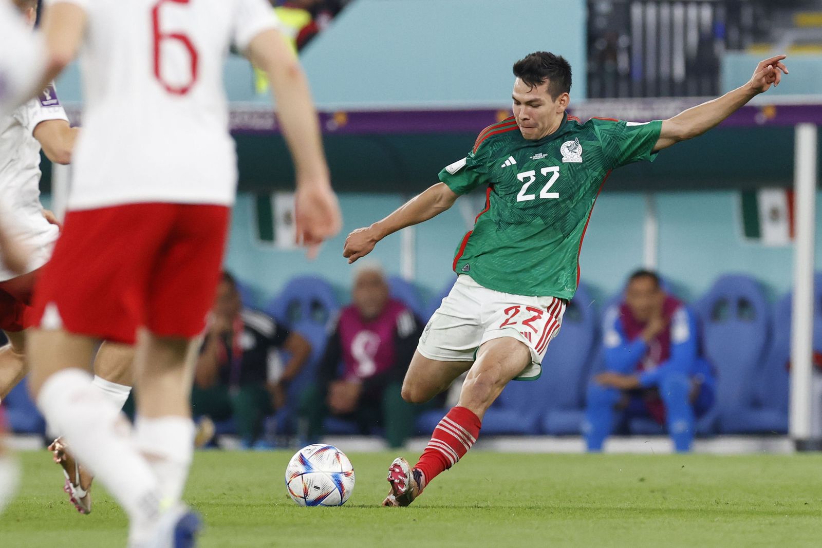 Las imágenes del México - Polonia