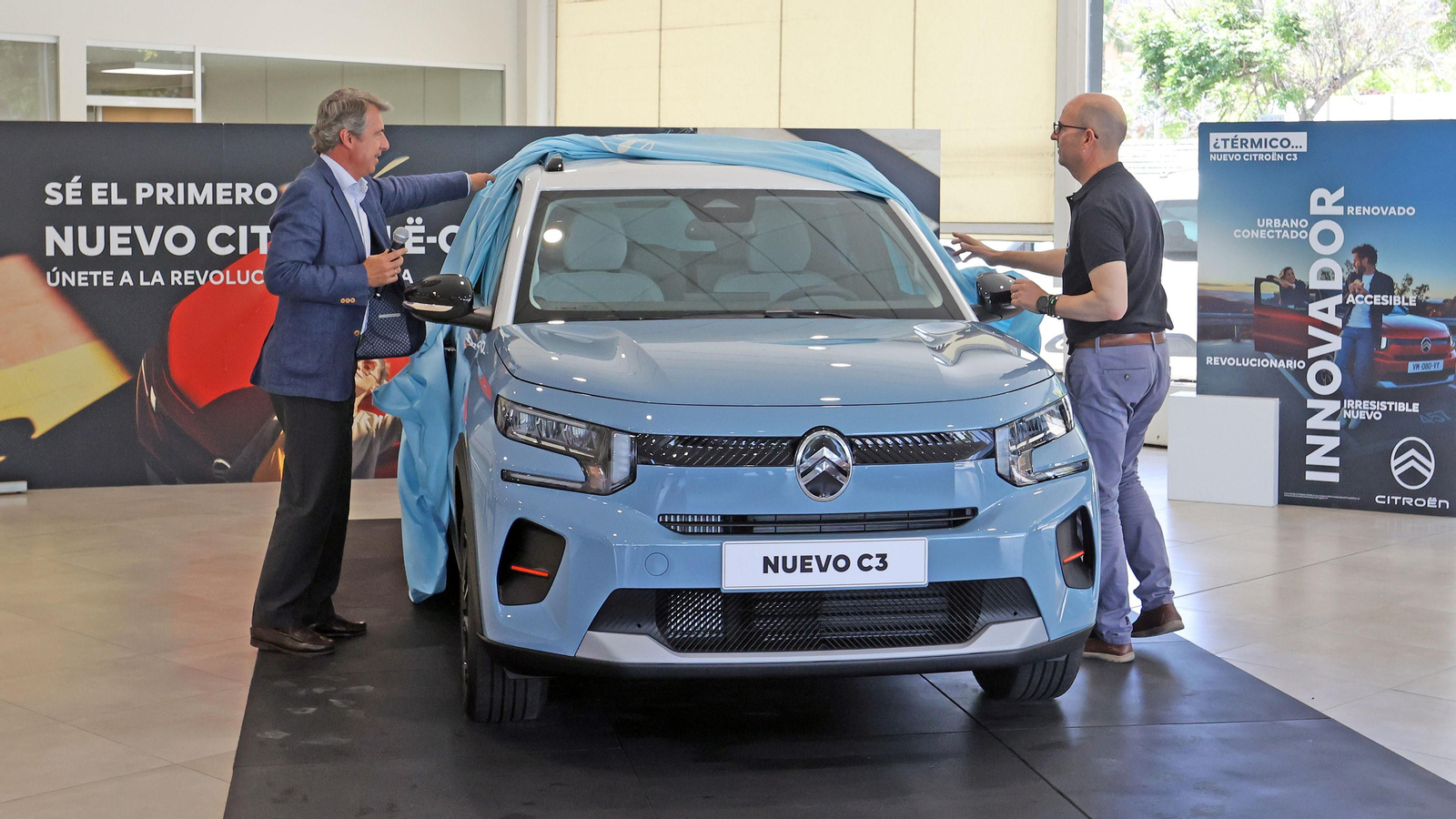 Presentación del nuevo Citroën ë-C3 en el concesionario Inauto Jerez