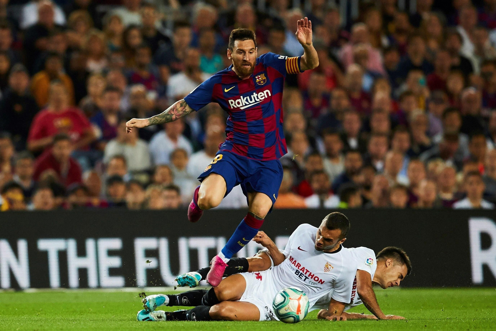 Las imágenes del Barcelona-Sevilla Las imágenes del Barcelona-Sevilla