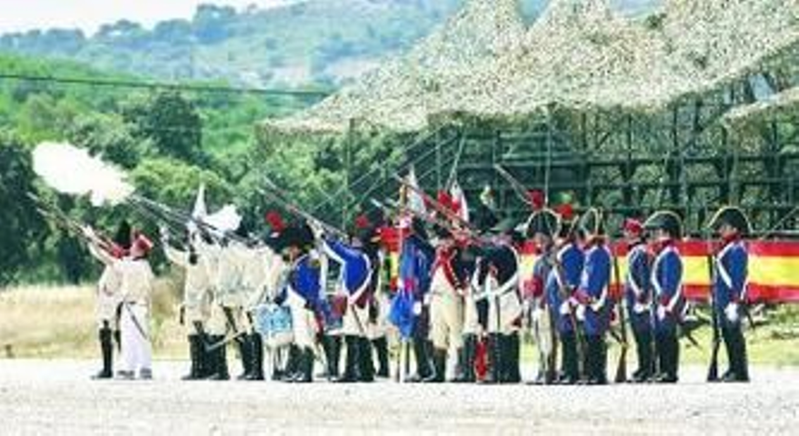 Desfile en Cerro Muriano para conmemorar la batalla de Bailén.