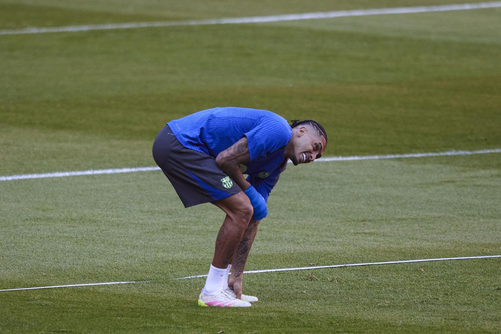 La fotos del día antes de la final de Copa Barcelona - Real Madrid