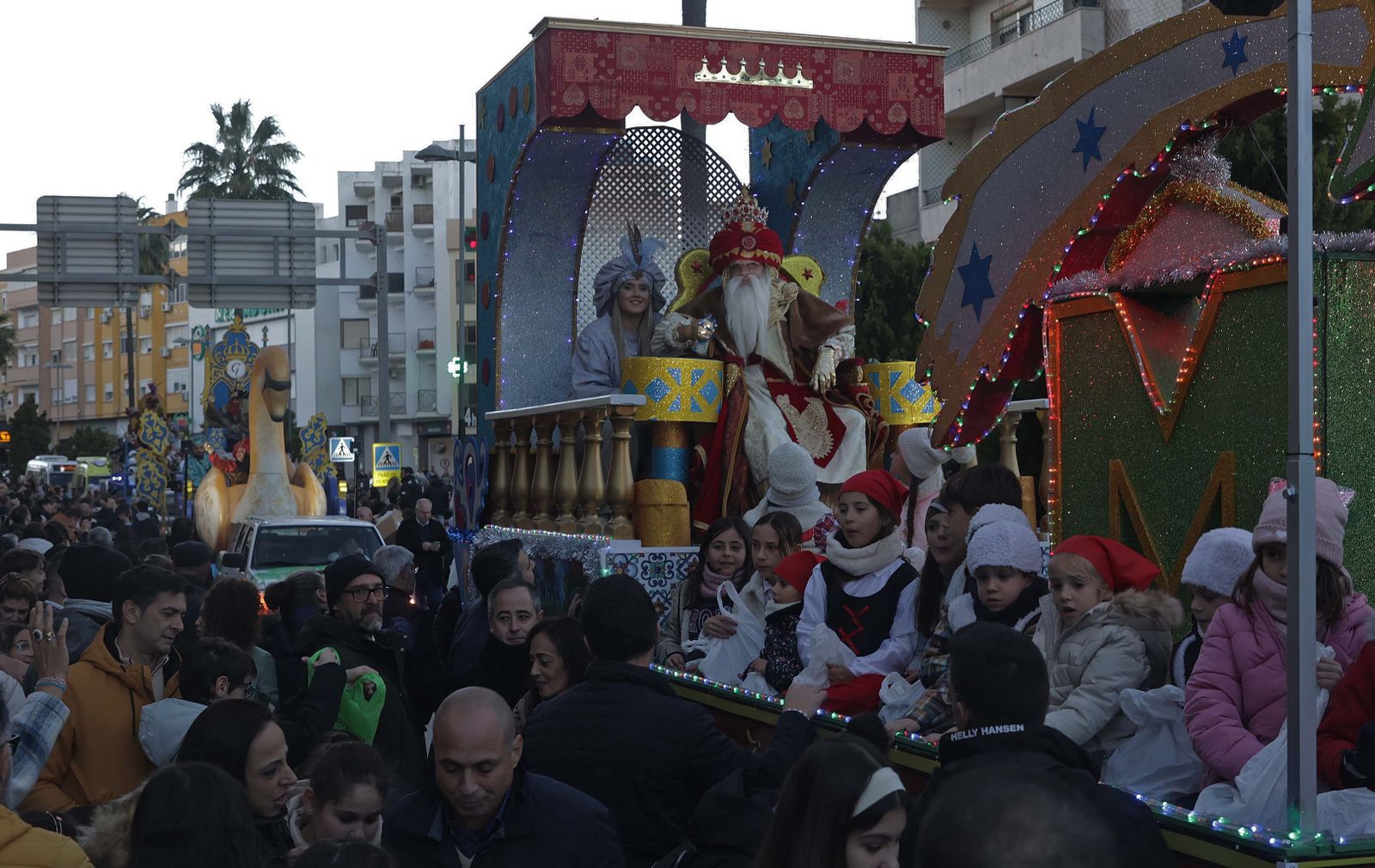 Fotos de la cabalgata de los Reyes Magos en Algeciras