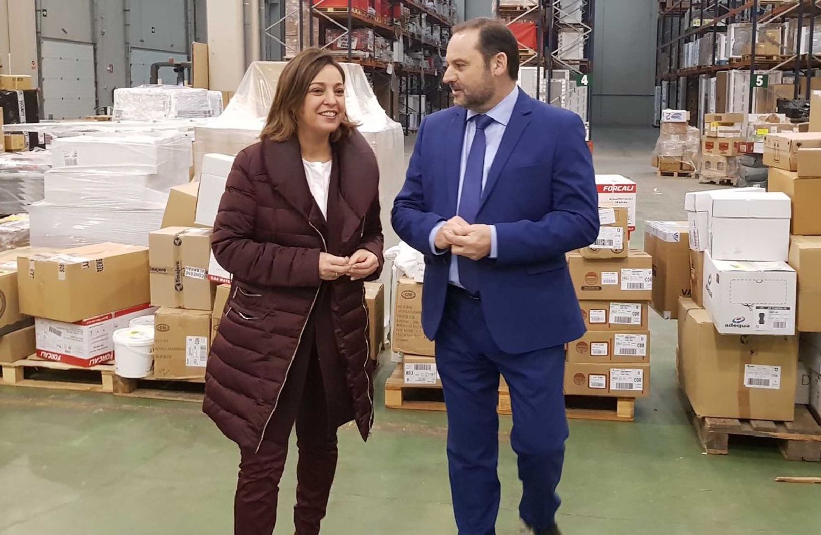 Isabel Ambrosio y José Luis Ábalos.