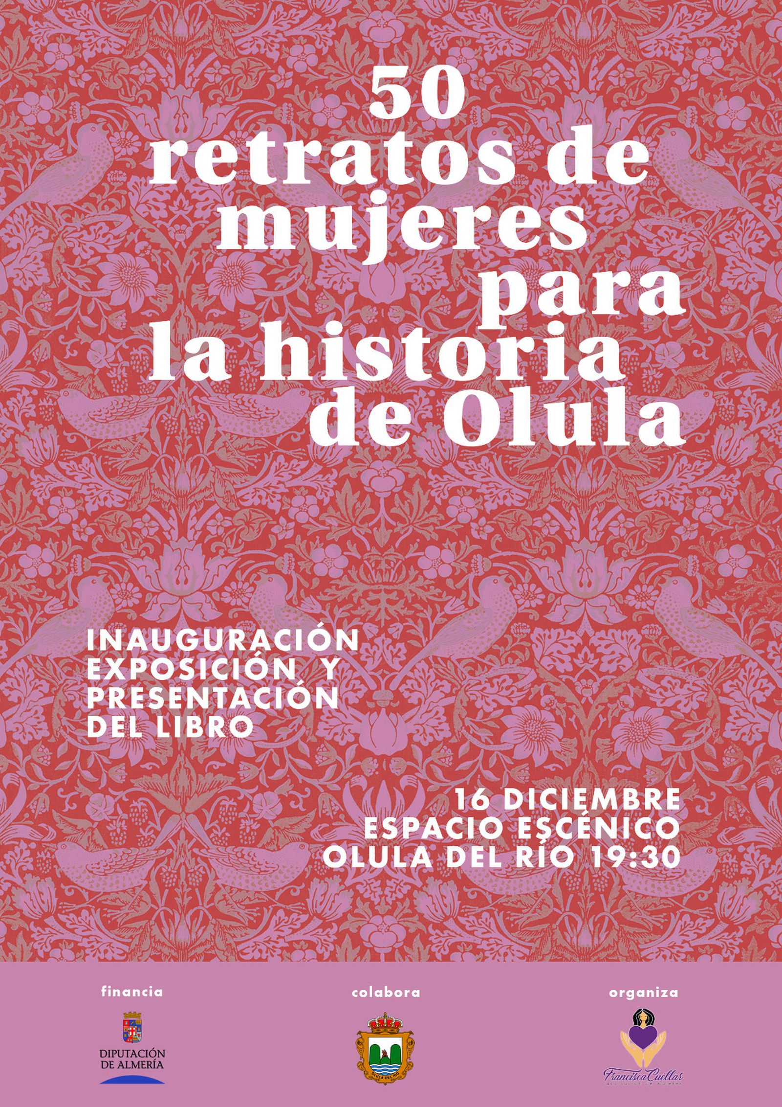 Detalle del cartel anunciativo de la exposición y del libro