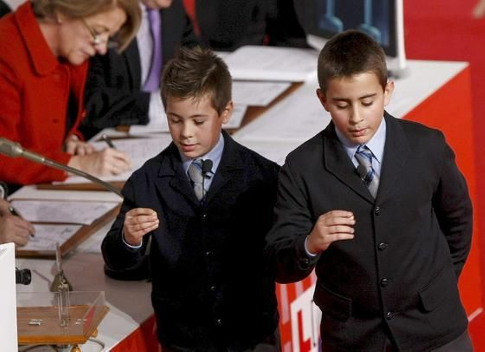 La celebración del sorteo.

Foto: EFE