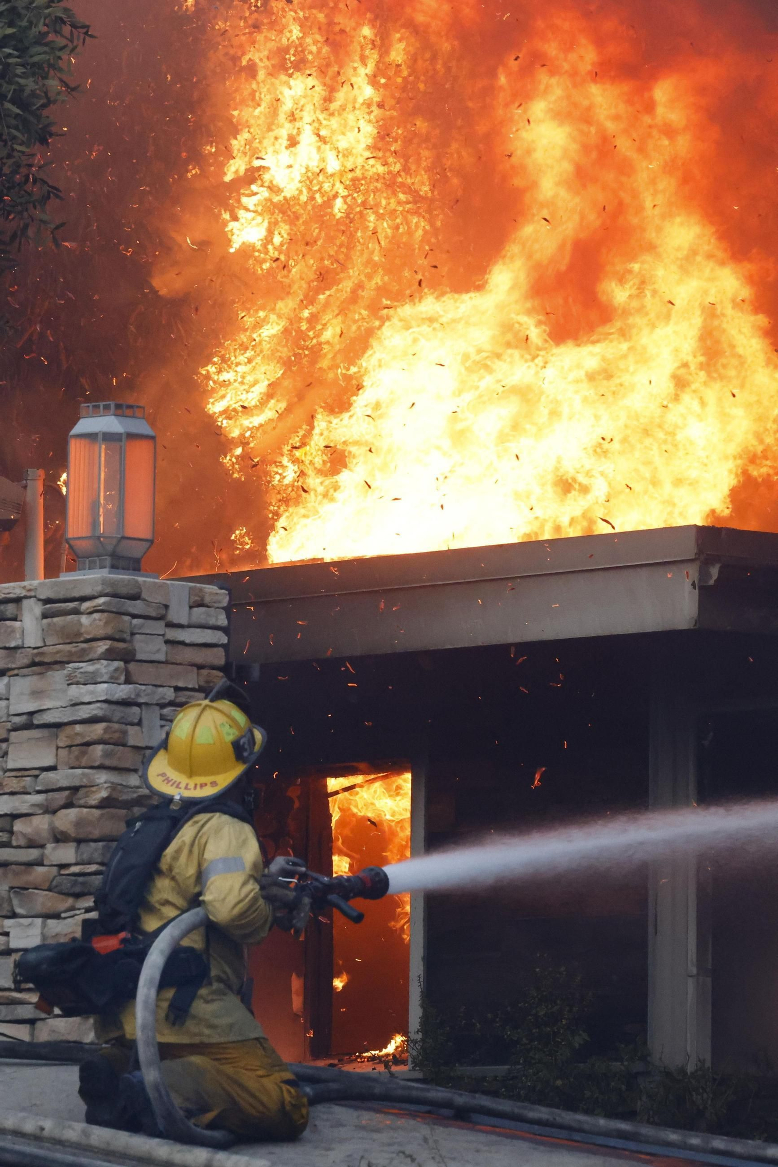 Las impactantes imágenes de los incendios de California