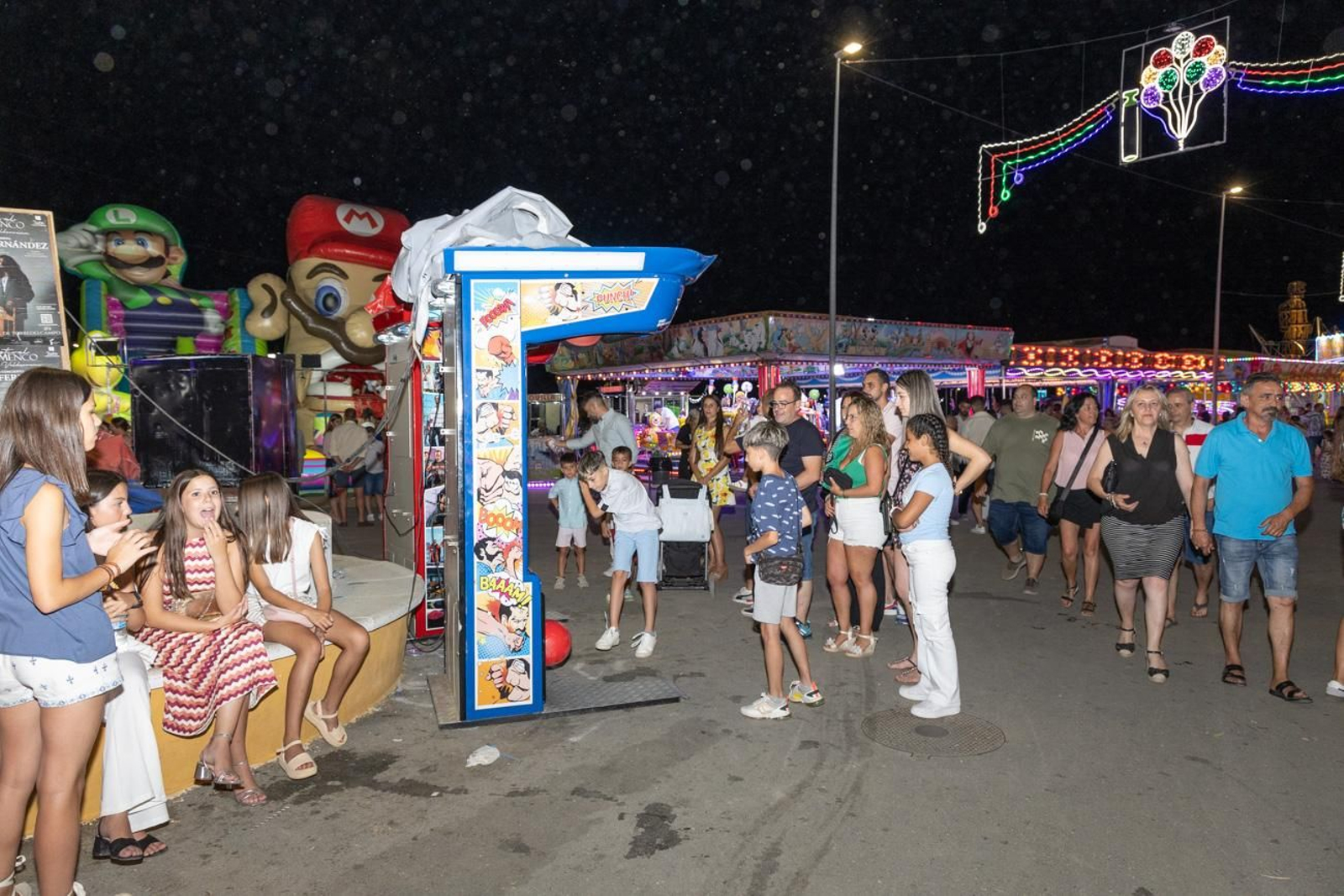 Así disfrutan los torrecampeños de su feria.