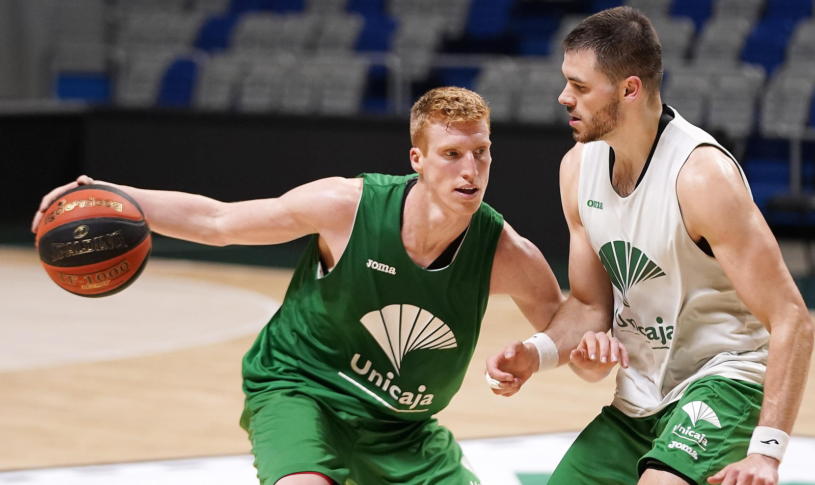 Las fotos del entrenamiento del Unicaja antes de recibir al Baskonia