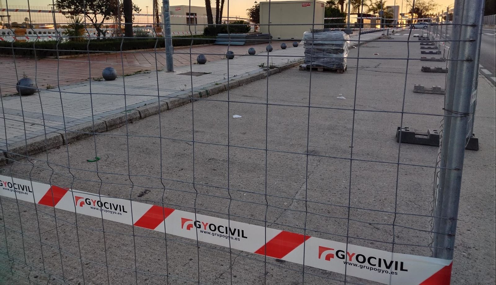 Una imagen de la zona donde se ejecutarán los trabajos.