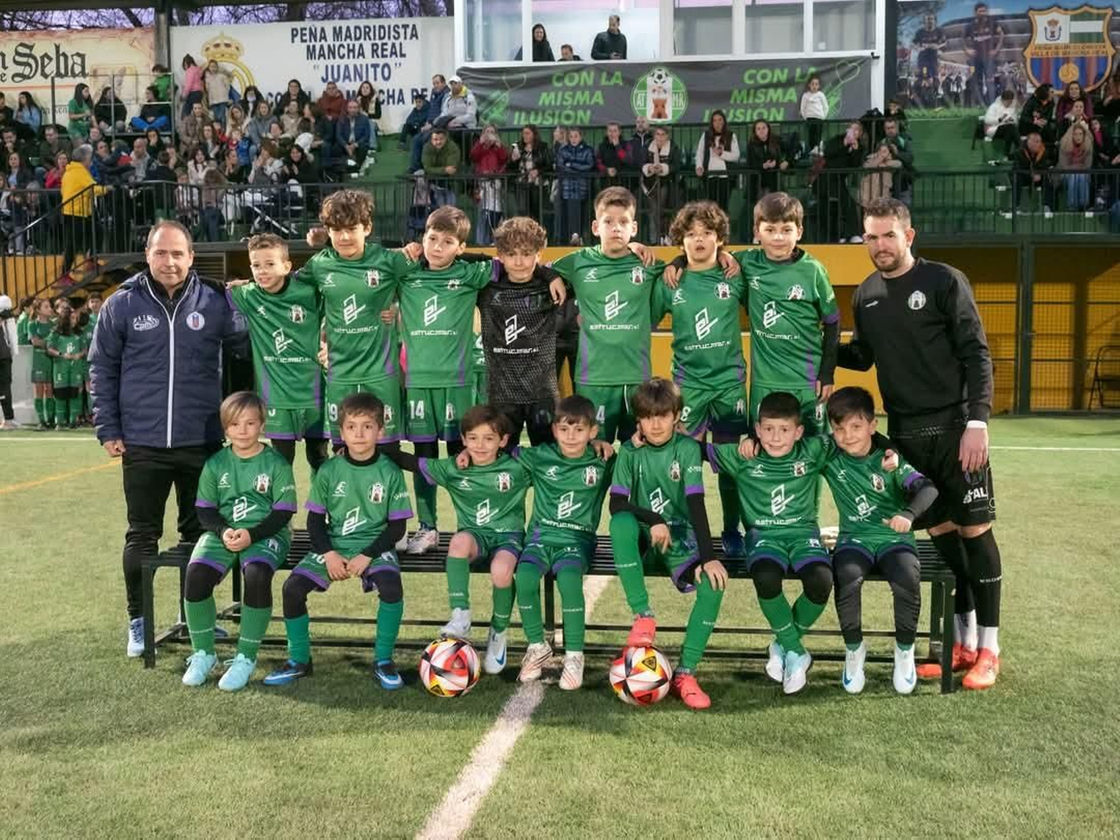 Las categorías de fútbol base del Atlético Mancha Real, en imágenes