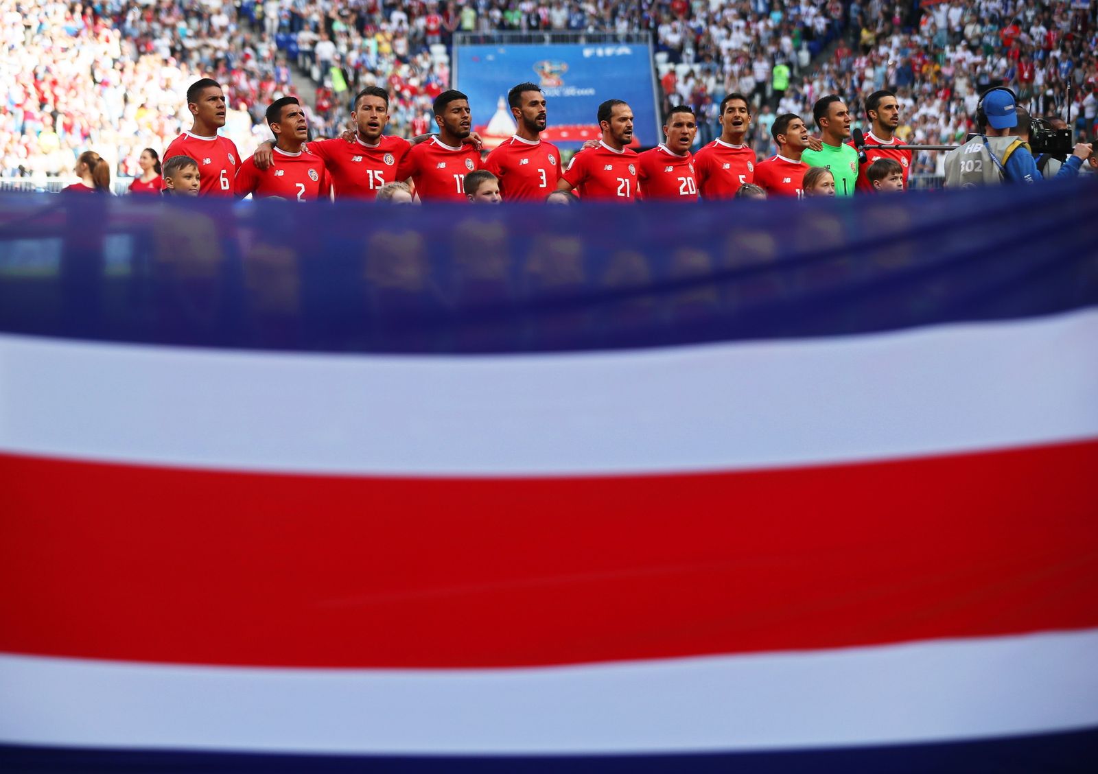 Las imágenes del Costa Rica-Serbia