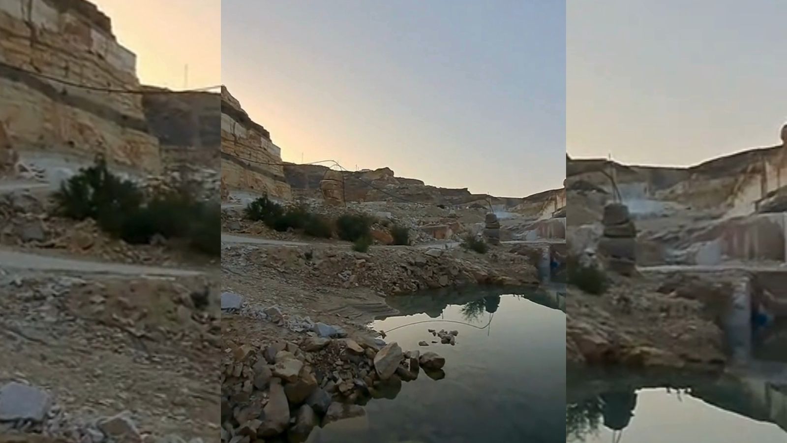 Un lago azul entre rocas: la maravilla oculta de Almería que pocos conocen