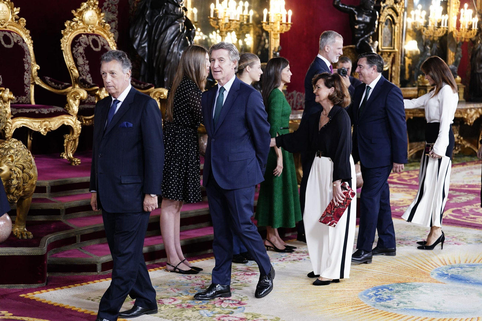 Las fotos de la recepción del Rey por el 12 de octubre