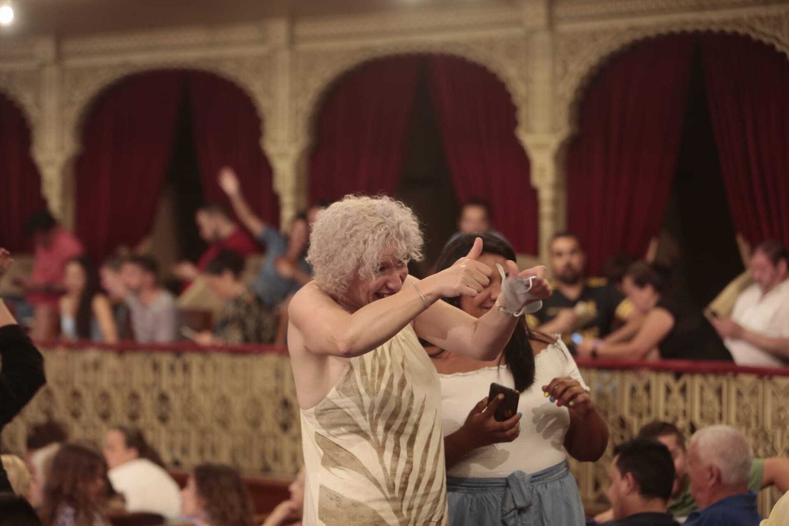 el ambiente del teatro