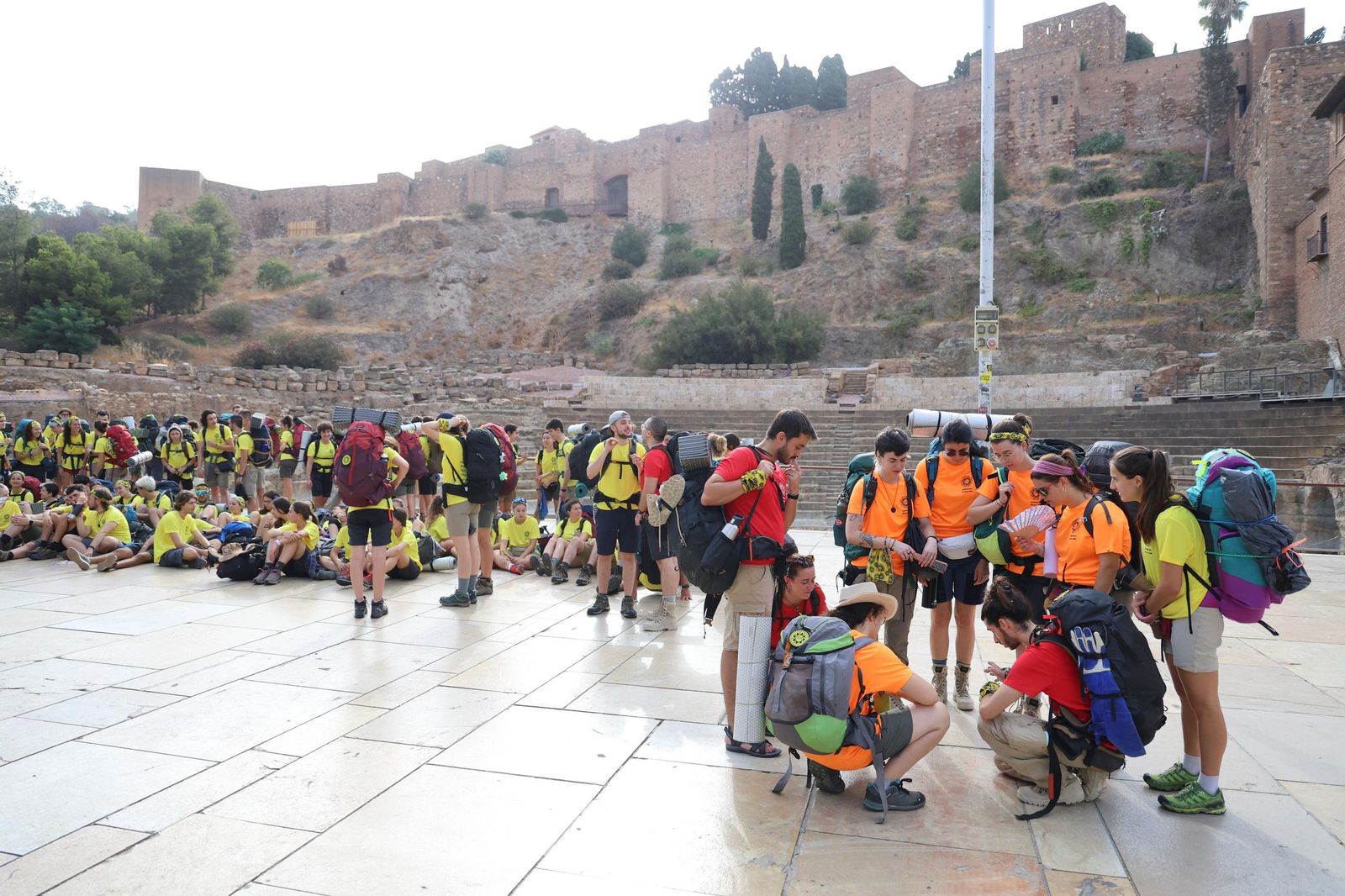 Equipo de excursionistas Ruta Inti