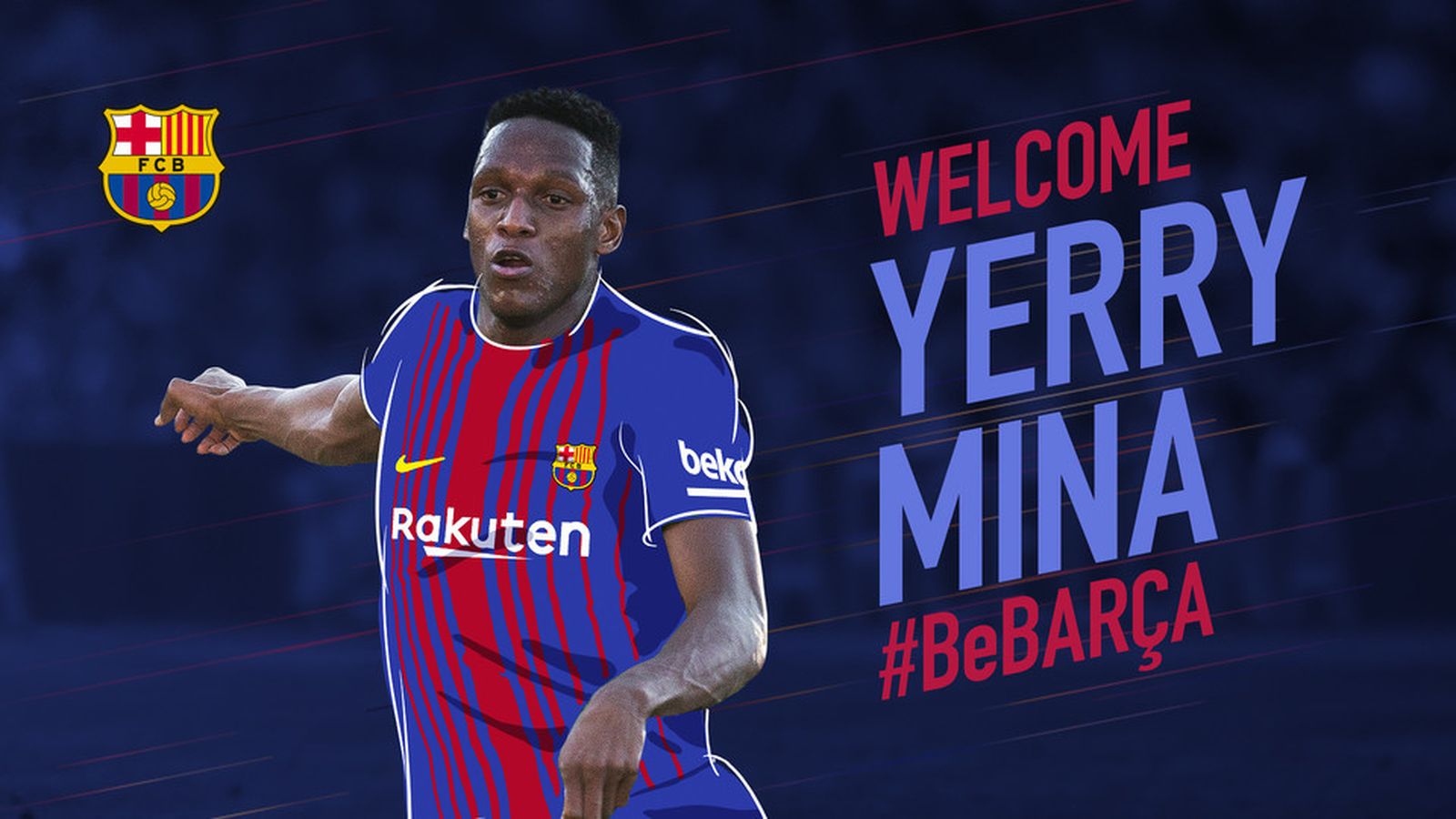Imagen del Barça en Twitter dando la bienvenida