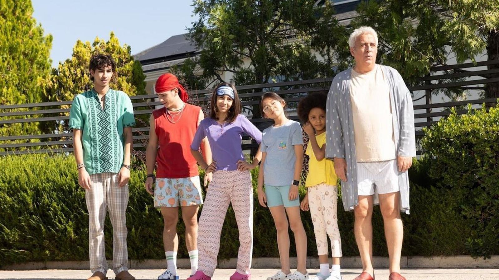 Leo Harlem y sus entrañables sobrinos multiculturales.