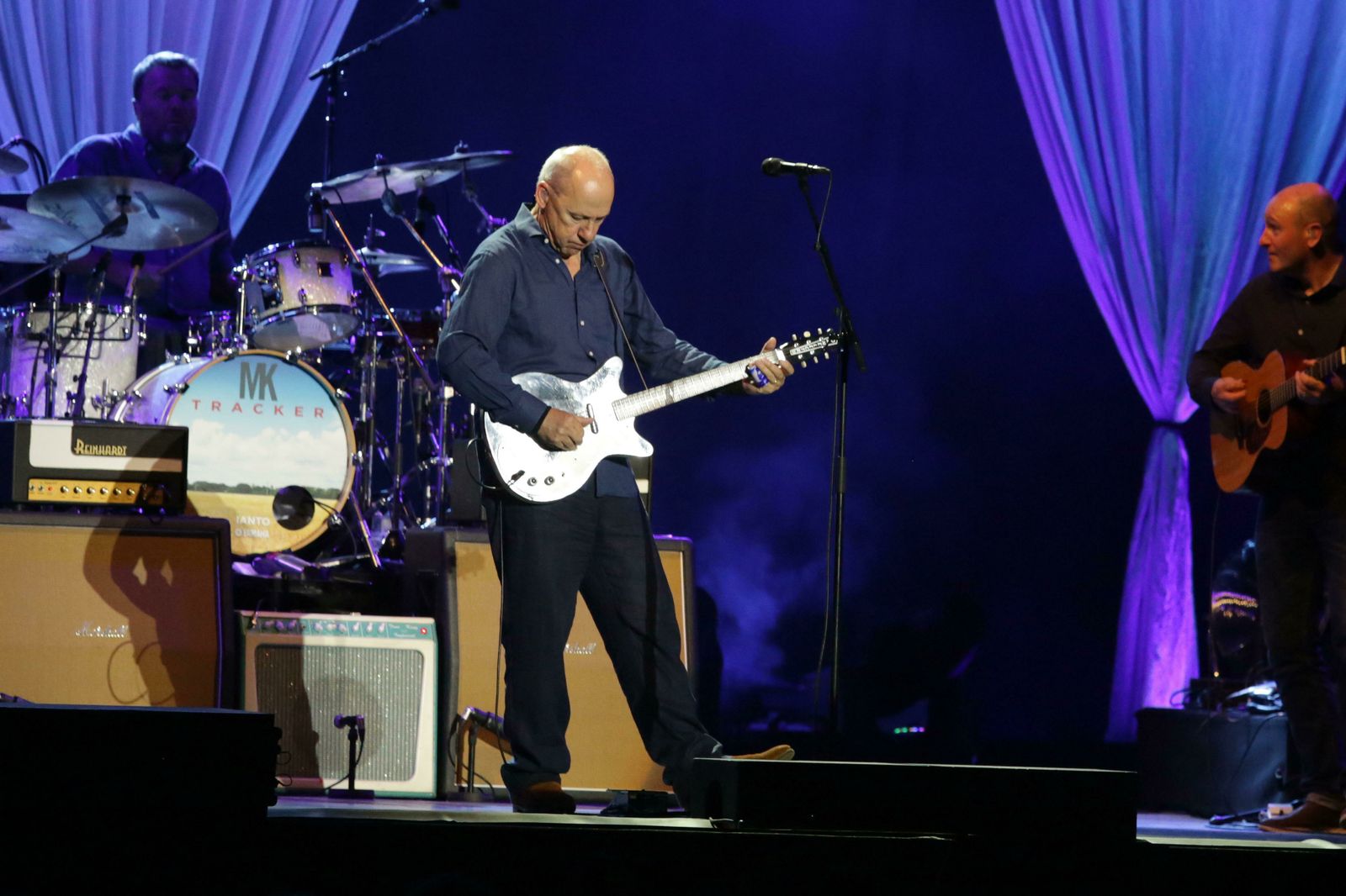Mark Knopfler, en un concierto en Sevilla en 2015.