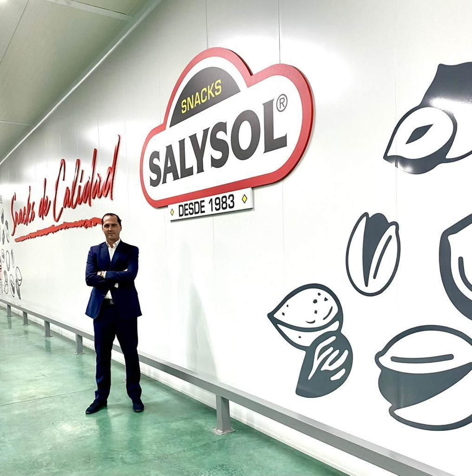 Manuel Gallego, en las instalaciones de Salysol.