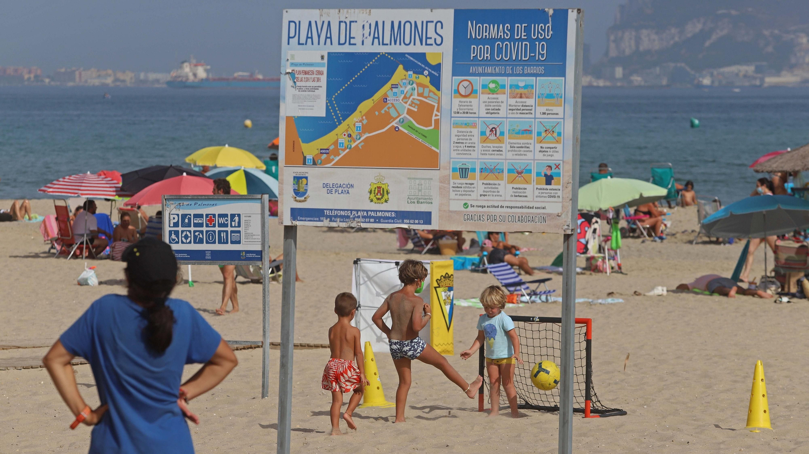 La playa de Palmones, Los Barrios