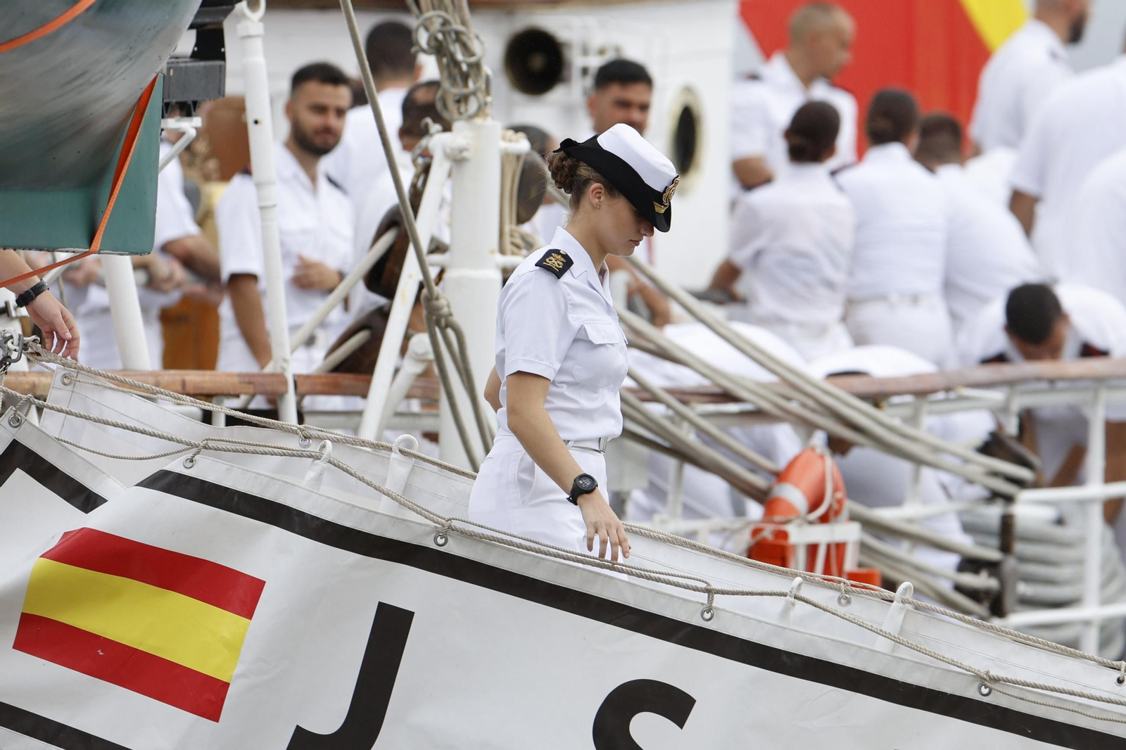 El emocionante reencuentro de la princesa Leonor con la reina Letizia en Panamá: todas las fotos