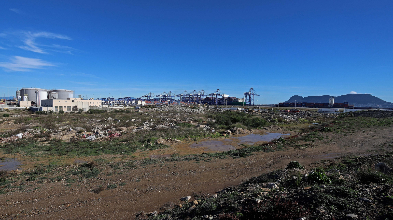 Proyecto del nuevo aparcamiento para camiones en el Puerto de Algeciras