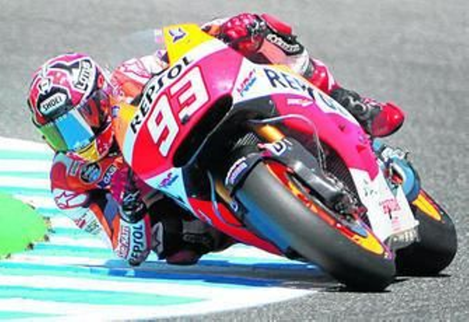 Marc Márquez fue el más rápido en los segundos entrenamientos, a la hora en que mañana será la carrera.
