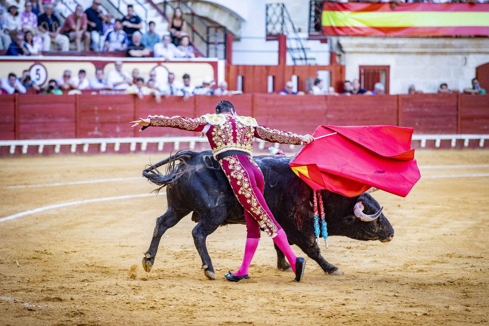 Daniel Crespo, Manzanares y Juan Ortega, en la plaza de toros de El Puerto