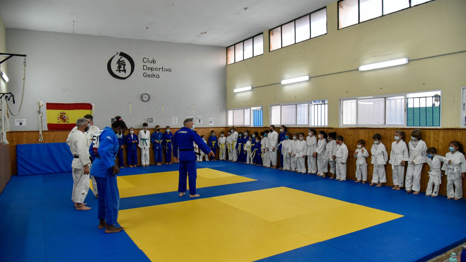 Las fotos de la clase magistral de María Bernabéu judoka olimpica