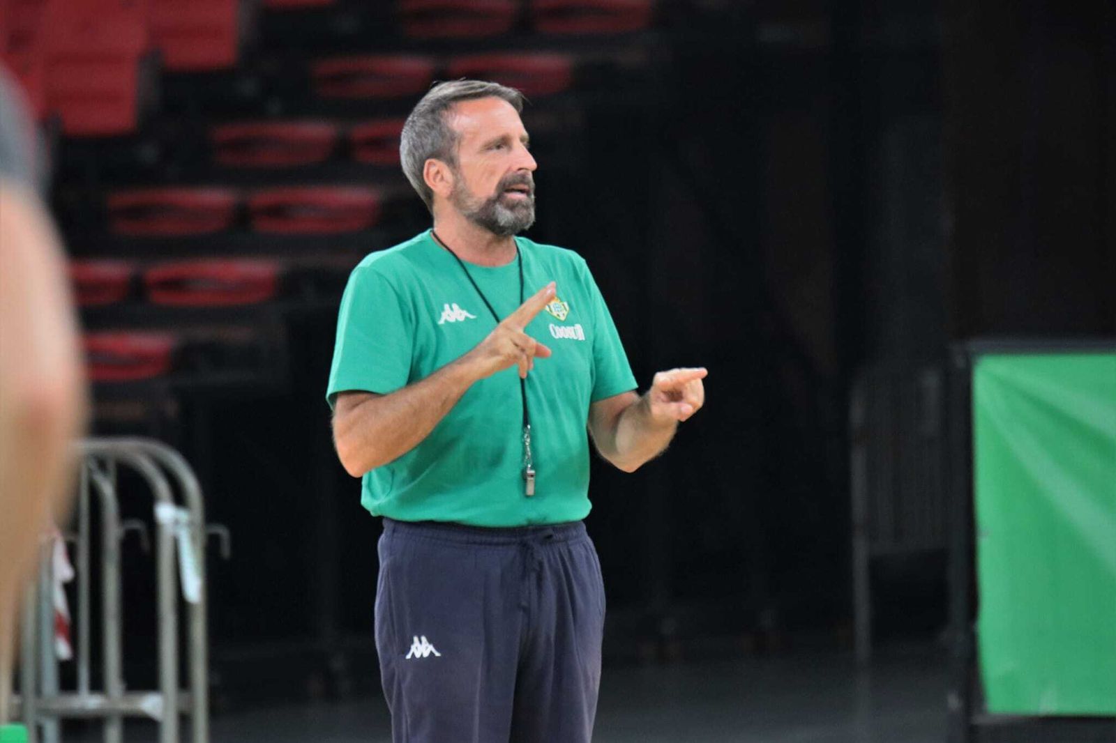Joan Plaza, durante un entrenamiento en San Pablo.