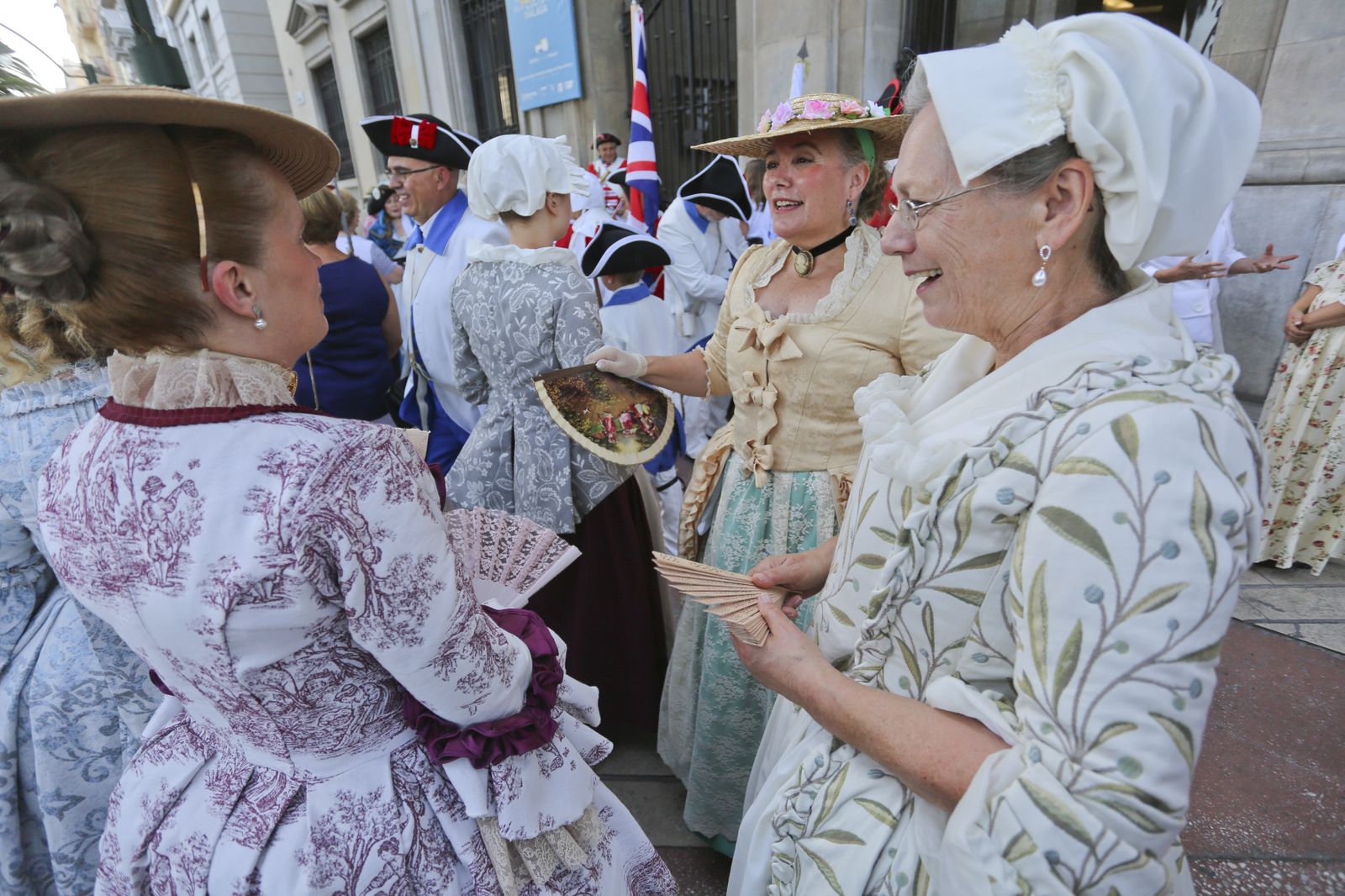 Las fotos del desfile en Málaga en recuerdo a Bernardo de Gálvez