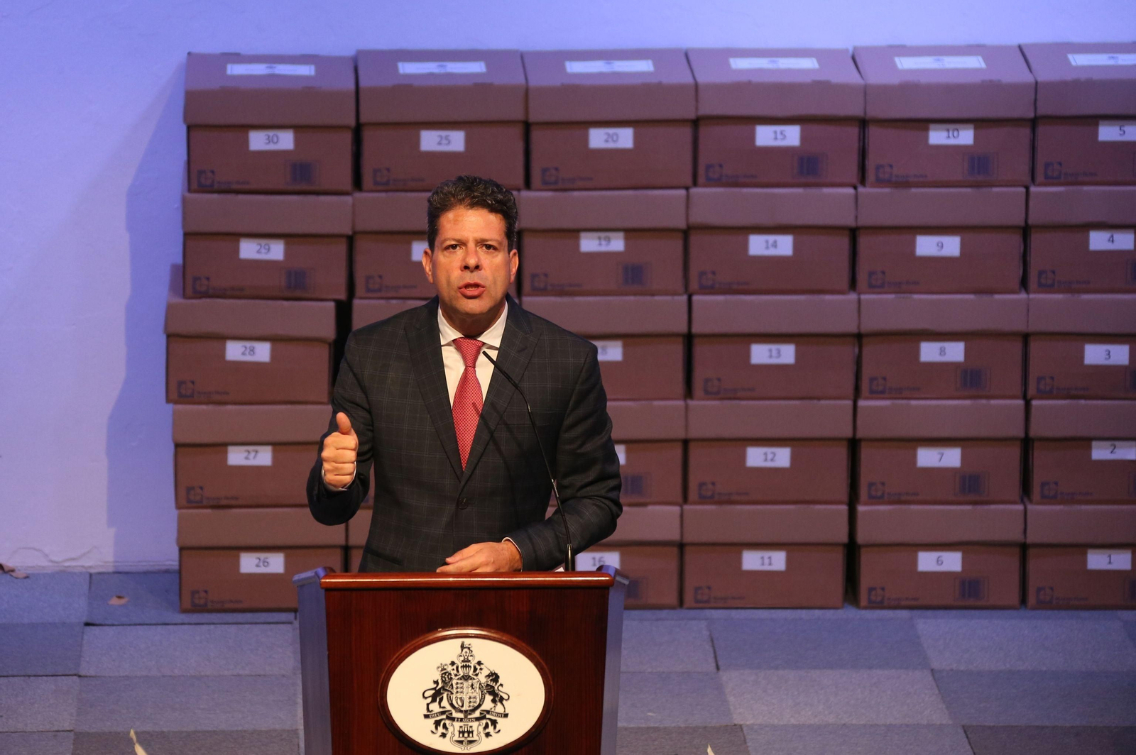 El ministro principal de Gibraltar, Fabian Picardo. El ministro principal de Gibraltar, Fabian Picardo.