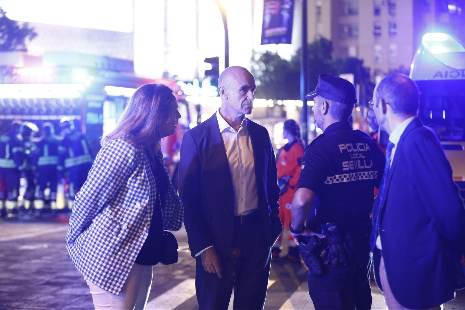 El alcalde de Sevilla destaca el éxito del plan de evacuación del hotel Los Lebreros