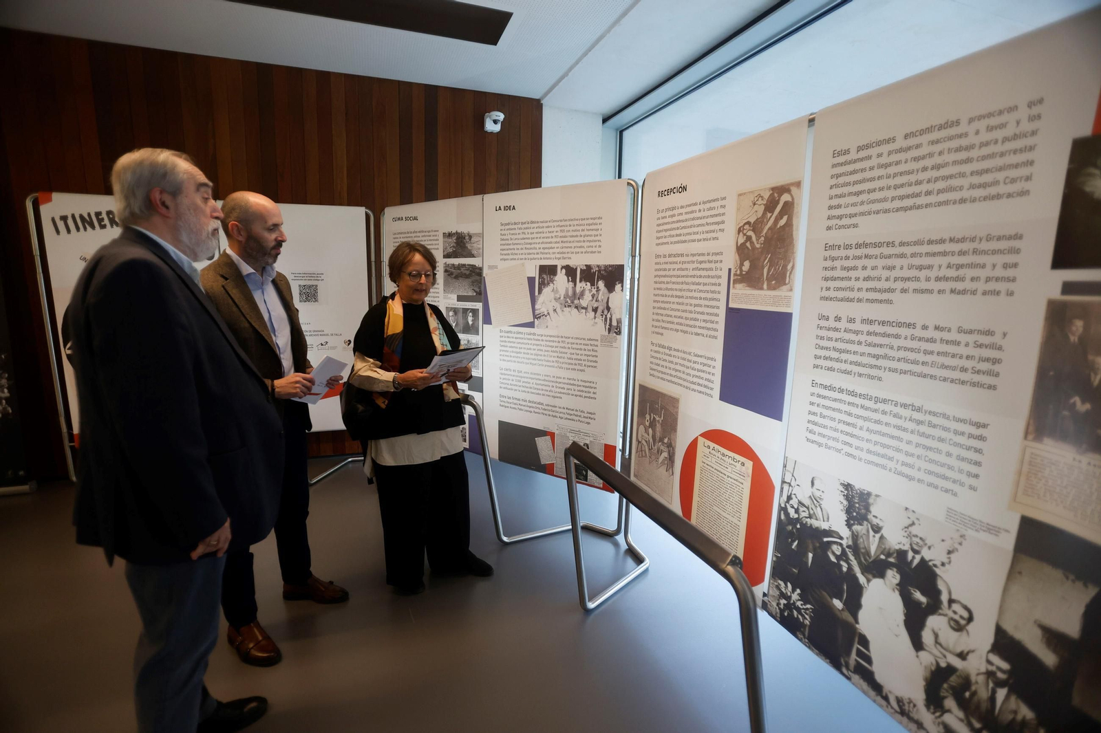 Inauguración de la exposición 'Itinerancias de lo jondo: un viaje por el legado del Cante Jondo'.